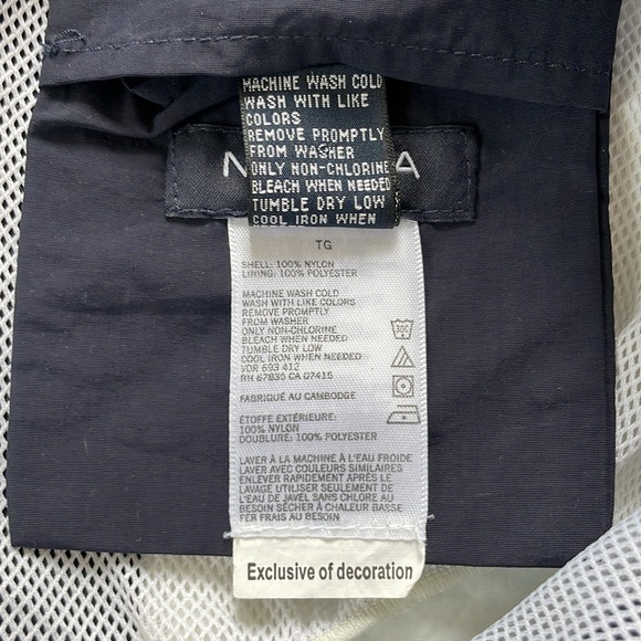 Nautica Yellow/Blue Colour Block NUS83 Shorts - Picture 6 of 9